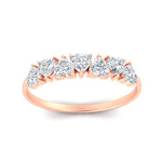 Load image into Gallery viewer, 1-carat-heart-shape-diamond-wedding-band-in-rose-gold-FD9600HTBANGLE5-1.00_20CT-NL-RG
