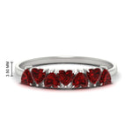 Load image into Gallery viewer, 1-carat-heart-shape-ruby-wedding-band-in-white-gold-FD9600HTBGRUDR-1.00_20CT-NL-WG-HW