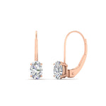 Load image into Gallery viewer, 1-carat-lever-back-oval-diamond-earrings-in-rose-gold-FDEAR9225OV-1.00CT-NL-RG
