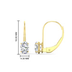 Load image into Gallery viewer, 1-carat-lever-back-oval-diamond-earrings-in-yellow-gold-FDEAR9225OV-1.00CT-NL-YG