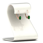 Load image into Gallery viewer, 1-carat-lever-back-oval-emerald-earrings-in-rose-gold-FDEAR9225OVGEMGR-1.00CT-NL-RG