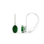 Load image into Gallery viewer, 1-carat-lever-back-oval-emerald-earrings-in-white-gold-FDEAR9225OVGEMGR-1.00CT-NL-WG