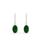 Load image into Gallery viewer, 1-carat-lever-back-oval-emerald-earrings-in-white-gold-FDEAR9225OVGEMGR-1.00CT-NL-WG