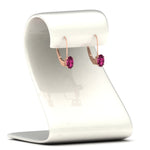 Load image into Gallery viewer, 1-carat-lever-back-oval-pink-sapphire-earrings-in-rose-gold-FDEAR9225OVGSADRPI-1.00CT-NL-RG
