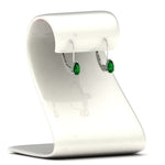 Load image into Gallery viewer, 1-carat-lever-back-pear-shape-emerald-earrings-in-white-gold-FDEAR9225PEGEMGR-1.00CT-NL-WG
