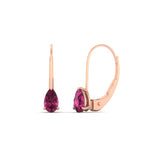 Load image into Gallery viewer, 1-carat-lever-back-pear-shape-pink-sapphire-earrings-in-rose-gold-FDEAR9225PEGSADRPI-1.00CT-NL-RG