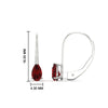 Load image into Gallery viewer, 1-carat-lever-back-pear-shape-ruby-earrings-in-white-gold-FDEAR9225PEGRUDR-1.00CT-NL-WG