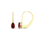 Load image into Gallery viewer, 1-carat-lever-back-pear-shape-ruby-earrings-in-yellow-gold-FDEAR9225PEGRUDR-1.00CT-NL-YG