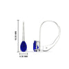 Load image into Gallery viewer, 1-carat-lever-back-pear-shape-sapphire-earrings-in-white-gold-FDEAR9225PEGSABL-1.00CT-NL-WG