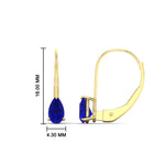 Load image into Gallery viewer, 1-carat-lever-back-pear-shape-sapphire-earrings-in-yellow-gold-FDEAR9225PEGSABL-1.00CT-NL-YG
