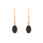 Load image into Gallery viewer, 1-carat-leverback-oval-drop-dangle-black-diamond-earrings-in-rose-gold-fdear11236ovgblackangle2-1.00ct-nl-rg.jpg?v=1765455493
