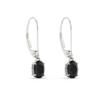 Load image into Gallery viewer, 1-carat-leverback-oval-drop-dangle-black-diamond-earrings-in-white-gold-fdear11236ovgblackangle3-1.00ct-nl-wg.jpg?v=1765455492
