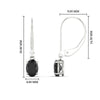 Load image into Gallery viewer, 1-carat-leverback-oval-drop-dangle-black-diamond-earrings-in-white-gold-fdear11236ovgblackangle4-1.00ct-nl-wg-hw.jpg?v=1765455491