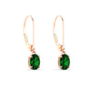 Load image into Gallery viewer, 1-carat-leverback-oval-drop-dangle-emerald-earrings-in-rose-gold-fdear11236ovgemgrangle3-1.00ct-nl-rg.jpg?v=1765455492