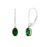 Load image into Gallery viewer, 1-carat-leverback-oval-drop-dangle-emerald-earrings-in-white-gold-fdear11236ovgemgrangle1-1.00ct-nl-wg.jpg?v=1765455491