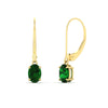 Load image into Gallery viewer, 1-carat-leverback-oval-drop-dangle-emerald-earrings-in-yellow-gold-fdear11236ovgemgrangle1-1.00ct-nl-yg.jpg?v=1765455492