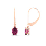 Load image into Gallery viewer, 1-carat-leverback-oval-drop-dangle-pink-sapphire-earrings-in-rose-gold-fdear11236ovgsadrpiangle4-1.00ct-nl-rg.jpg?v=1765455492