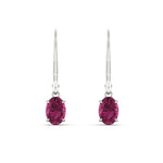 Load image into Gallery viewer, 1-carat-leverback-oval-drop-dangle-pink-sapphire-earrings-in-white-gold-fdear11236ovgsadrpiangle2-1.00ct-nl-wg.jpg?v=1765455492