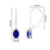 Load image into Gallery viewer, 1-carat-leverback-oval-drop-dangle-sapphire-earrings-in-white-gold-fdear11236ovgsablangle4-1.00ct-nl-wg-hw.jpg?v=1765455492