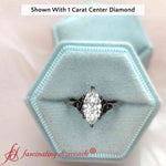 Load image into Gallery viewer, 1-carat-marquise-cut-celtic-solitaire-diamond-ring-in-black-gold-fd8541mqr-fancy2-bg?v=1758624151