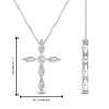 Load image into Gallery viewer, 1-carat-marquise-diamond-cross-pendant-in-white-gold-FDPD10872ANGLE2-NL-WG_20HW