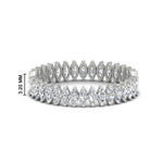 Load image into Gallery viewer, 1-carat-marquise-diamond-eternity-band-in-platinum-FDEWB11257MQ-1.00CT-NL-WG