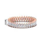 Load image into Gallery viewer, 1-carat-marquise-diamond-eternity-band-in-rose-gold-FDEWB11257MQ-1.00CT-NL-RG