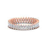 Load image into Gallery viewer, 1-carat-marquise-diamond-eternity-band-in-rose-gold-FDEWB11257MQ-1.00CT-NL-RG