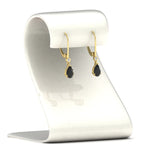 Load image into Gallery viewer, 1-carat-pear-drop-leverback-black-onyx-earrings-in-yellow-gold-FDEAR11124GBLACK-0.83CT-NL-YG.jpg