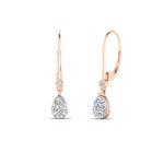 Load image into Gallery viewer, 1-carat-pear-drop-leverback-diamond-earrings-in-rose-gold-FDEAR11124-0.83CT-NL-RG.jpg