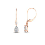 Load image into Gallery viewer, 1-carat-pear-drop-leverback-diamond-earrings-in-rose-gold-FDEAR11124-0.83CT-NL-RG.jpg