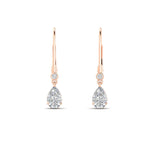 Load image into Gallery viewer, 1-carat-pear-drop-leverback-diamond-earrings-in-rose-gold-FDEAR11124-0.83CT-NL-RG.jpg