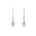 Load image into Gallery viewer, 1-Carat-Pear-Drop-Leverback-Diamond-Earrings-In-18k-White-Gold-FDEAR11124-1.00-CT-WG.jpg