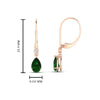 Load image into Gallery viewer, 1-carat-pear-drop-leverback-emerald-earrings-in-rose-gold-FDEAR11124GEMGR-0.83CT-NL-RG.jpg