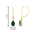 Load image into Gallery viewer, 1-carat-pear-drop-leverback-emerald-earrings-in-yellow-gold-FDEAR11124GEMGR-0.83CT-NL-YG.jpg