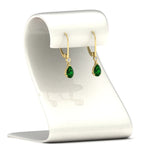 Load image into Gallery viewer, 1-carat-pear-drop-leverback-emerald-earrings-in-yellow-gold-FDEAR11124GEMGR-0.83CT-NL-YG.jpg