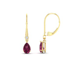 Load image into Gallery viewer, 1-carat-pear-drop-leverback-pink-sapphire-earrings-in-yellow-gold-FDEAR11124GSADRPI-0.83CT-NL-YG.jpg
