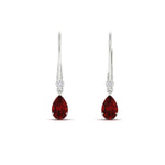 Load image into Gallery viewer, 1-carat-pear-drop-leverback-ruby-earrings-in-white-gold-FDEAR11124GRUDR-0.83CT-NL-WG.jpg