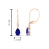 Load image into Gallery viewer, 1-carat-pear-drop-leverback-sapphire-earrings-in-rose-gold-FDEAR11124GSABL-0.83CT-NL-RG.jpg