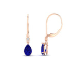 Load image into Gallery viewer, 1-carat-pear-drop-leverback-sapphire-earrings-in-rose-gold-FDEAR11124GSABL-0.83CT-NL-RG.jpg