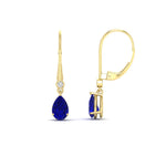 Load image into Gallery viewer, 1-carat-pear-drop-leverback-sapphire-earrings-in-yellow-gold-FDEAR11124GSABL-0.83CT-NL-YG.jpg