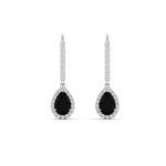 Load image into Gallery viewer, 1-carat-pear-shape-black-diamond-halo-lever-back-earrings-in-white-gold-FDEAR-11235PEGBLACKANGLE1-1.00CT-NL-WG.jpg