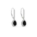 Load image into Gallery viewer, 1-carat-pear-shape-black-diamond-halo-lever-back-earrings-in-white-gold-FDEAR-11235PEGBLACKANGLE1-1.00CT-NL-WG.jpg