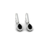 Load image into Gallery viewer, 1-carat-pear-shape-black-diamond-halo-lever-back-earrings-in-white-gold-FDEAR-11235PEGBLACKANGLE1-1.00CT-NL-WG.jpg