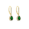Load image into Gallery viewer, 1-carat-pear-shape-emerald-halo-diamond-lever-back-earrings-in-yellow-gold-FDEAR-11235PEGEMGRANGLE1-1.00CT-NL-YG.jpg