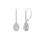 Load image into Gallery viewer, 1-carat-pear-shape-halo-diamond-lever-back-earrings-in-white-gold-FDEAR-11235PEANGLE1-1.00CT-NL-WG.jpg