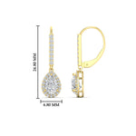Load image into Gallery viewer, 1-carat-pear-shape-halo-diamond-lever-back-earrings-in-yellow-gold-FDEAR-11235PEANGLE1-1.00CT-NL-YG.jpg
