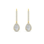 Load image into Gallery viewer, 1-carat-pear-shape-halo-diamond-lever-back-earrings-in-yellow-gold-FDEAR-11235PEANGLE1-1.00CT-NL-YG.jpg