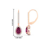 Load image into Gallery viewer, 1-carat-pear-shape-pink-sapphire-halo-diamond-lever-back-earrings-in-rose-gold-FDEAR-11235PEGSADRPIANGLE1-1.00CT-NL-RG.jpg