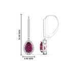 Load image into Gallery viewer, 1-carat-pear-shape-pink-sapphire-halo-diamond-lever-back-earrings-in-white-gold-FDEAR-11235PEGSADRPIANGLE1-1.00CT-NL-WG.jpg